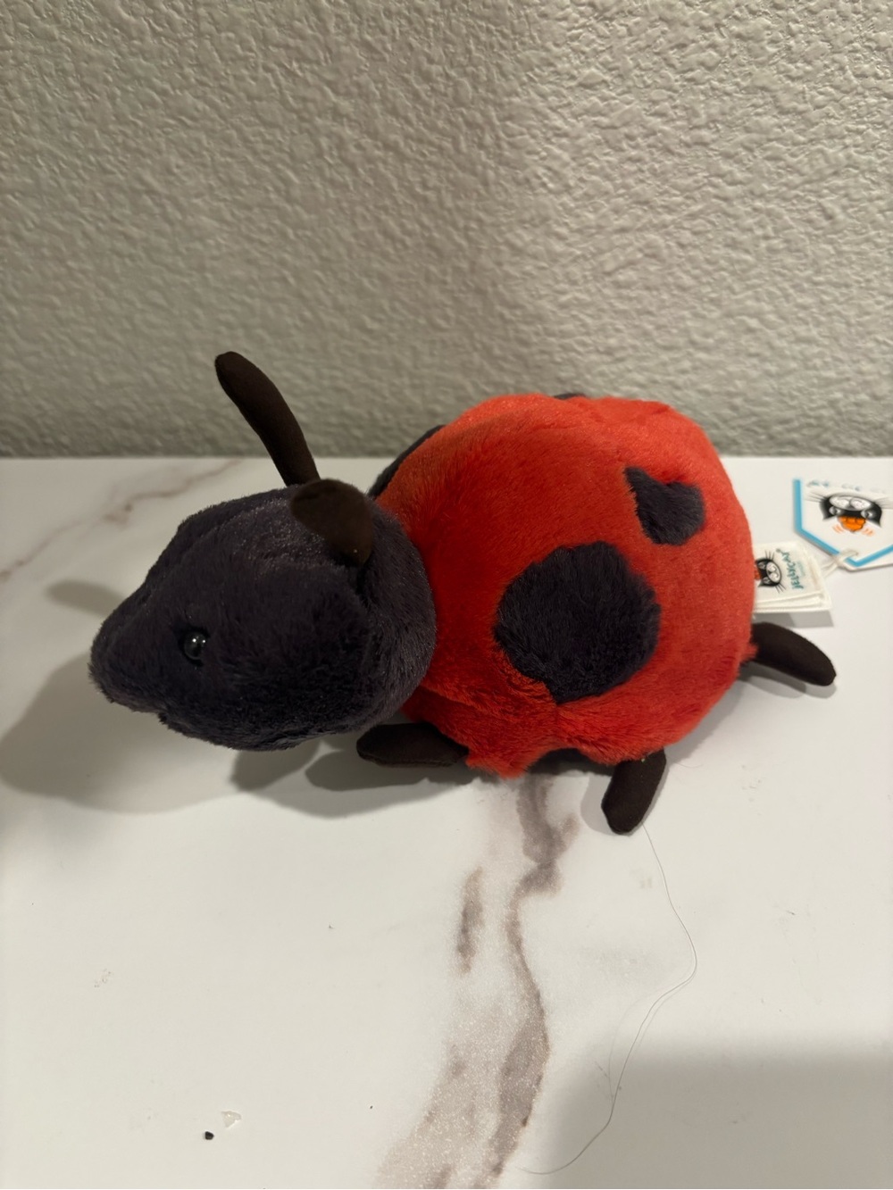 Jellycat Red and Black Ladybug Plush